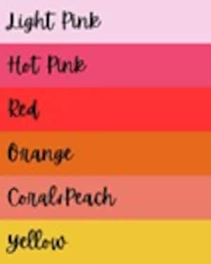 Warm Color Palettes